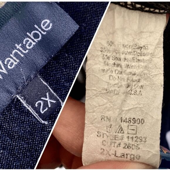 Wantable Tunic Length Sweater Black Lightweight Sleeveless Long Tank Size 2X - Picture 3 of 4